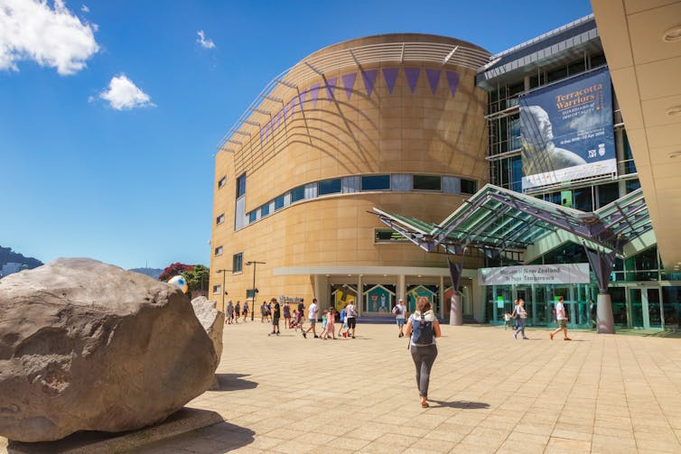 Entry of Te Papa Museum