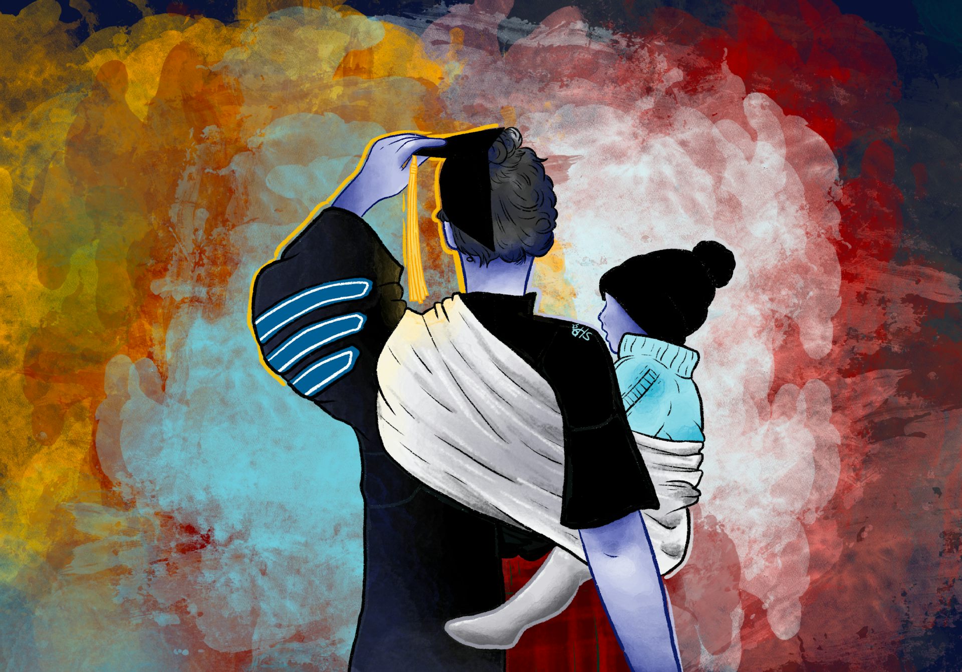 PhD mums face a higher risk of added mental strain.