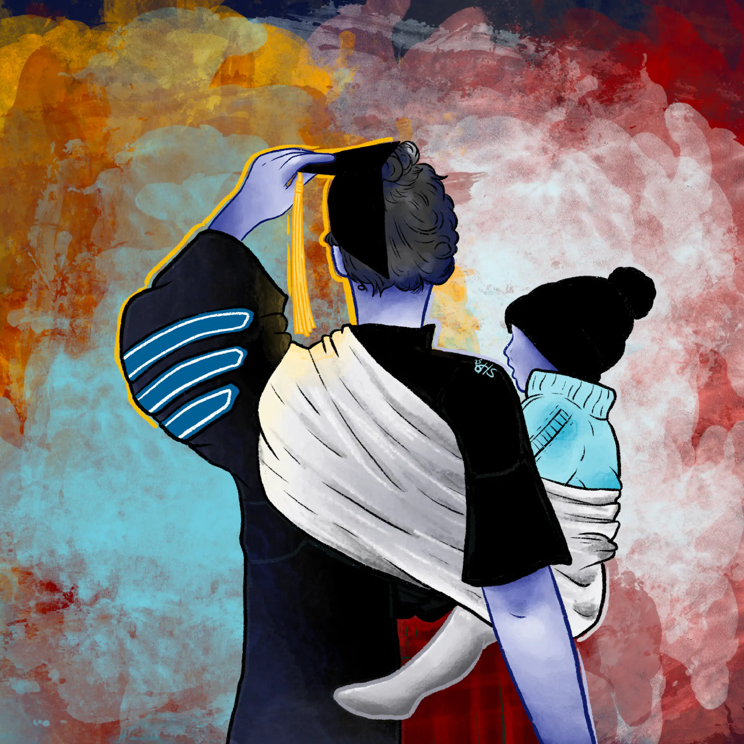 PhD mums face a higher risk of added mental strain.
