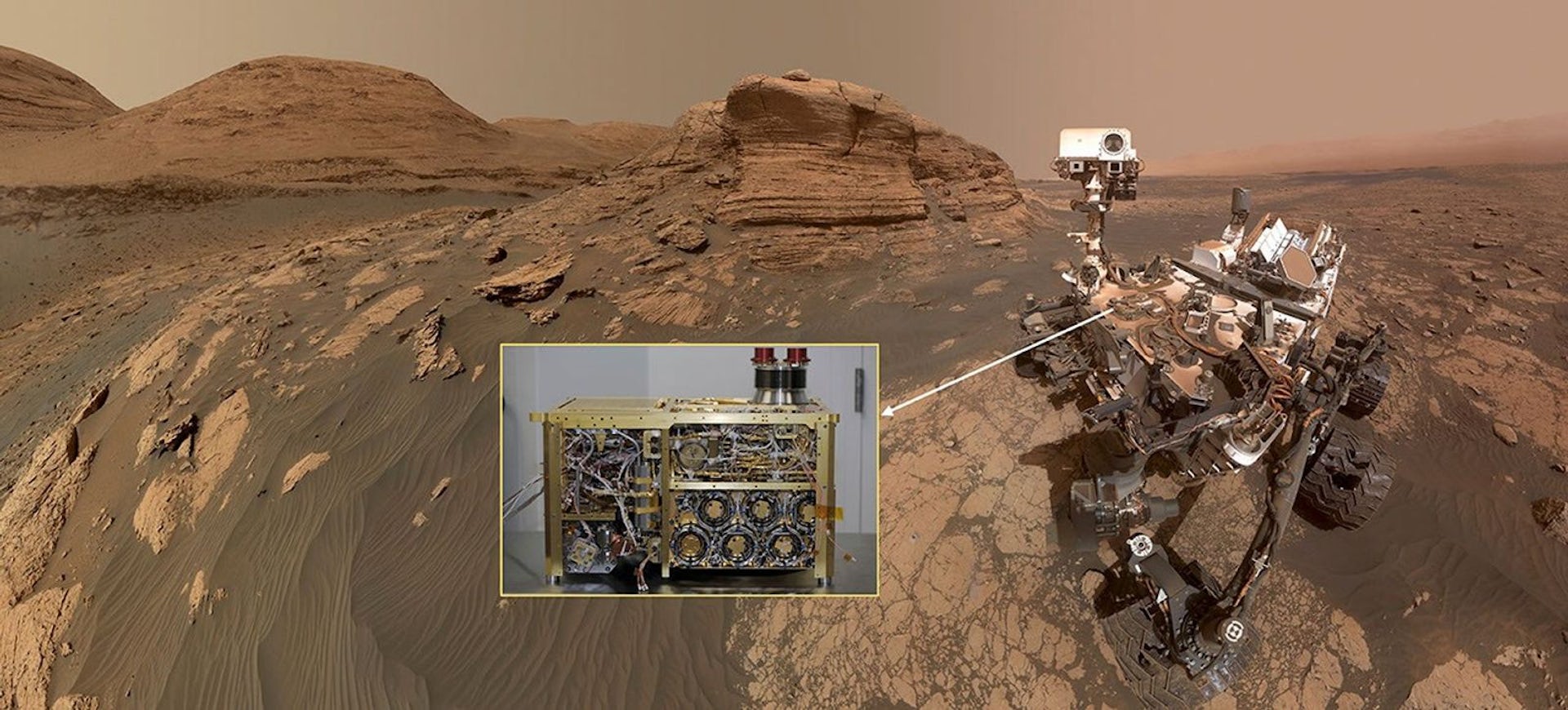 O 'rover' Curiosity na Cratera Gale
