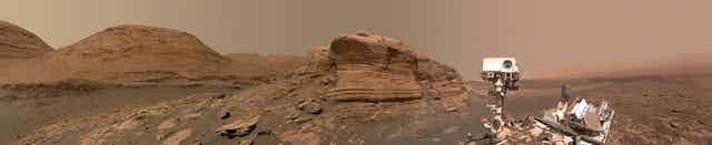 O 'rover' Curiosity na Cratera Gale