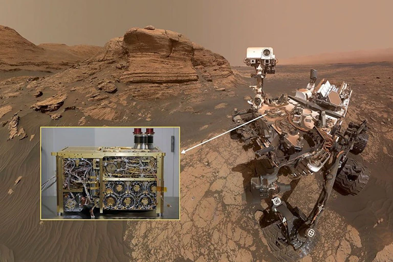 O 'rover' Curiosity na Cratera Gale