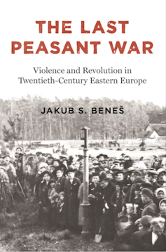 The cover of a book called The Last Peasant War showing rural workers from the early 20th century on the cover.