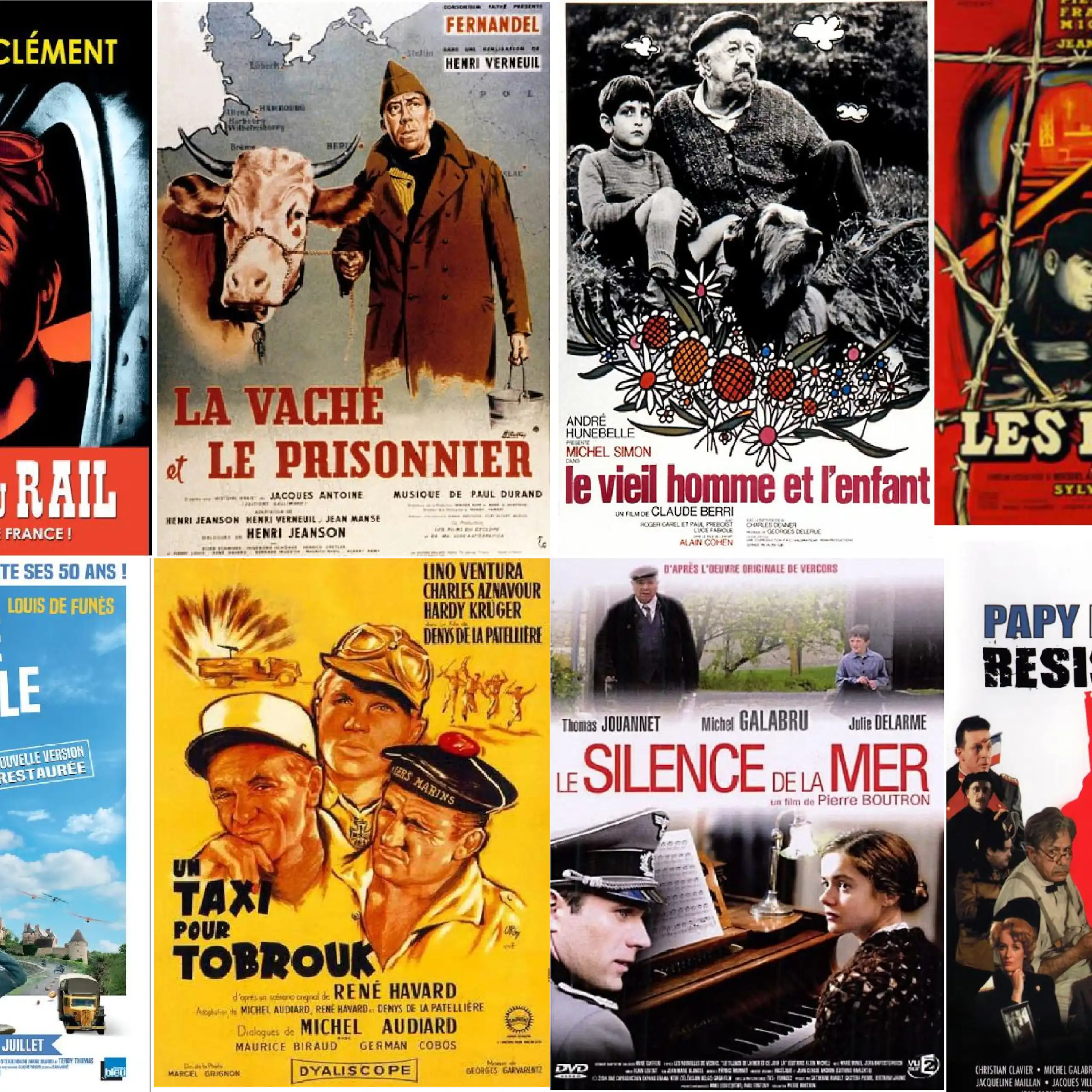 Affiches de films sur la Seconde Guerre mondiale