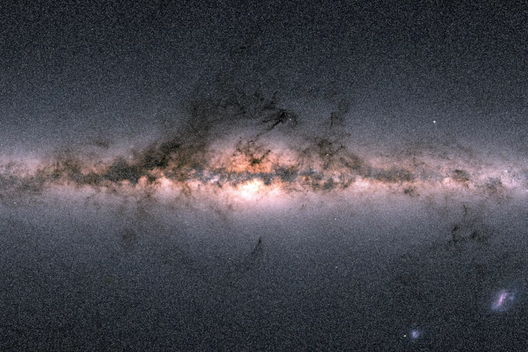 Photo of the Milky Way at night.