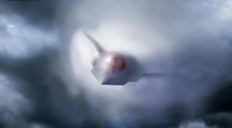 Rendering of the US future F-47 fighter jet.