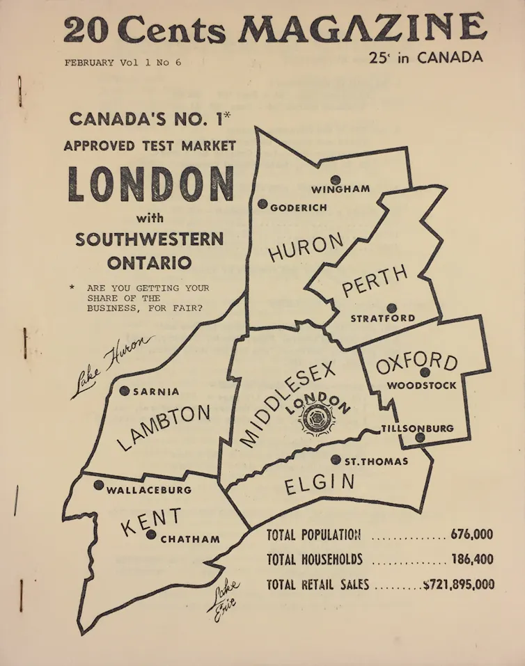 Illustrated map featuring different geometric shapes representing regions.