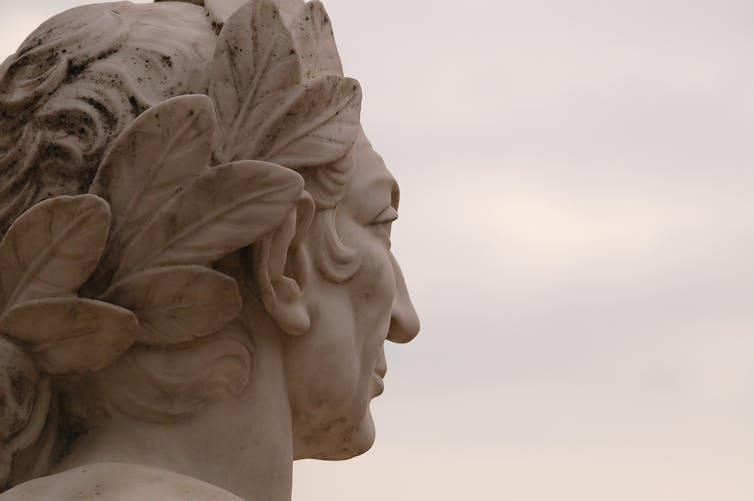 Caesar in statue form