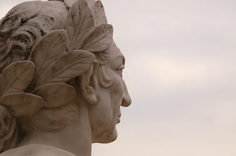 Caesar in statue form