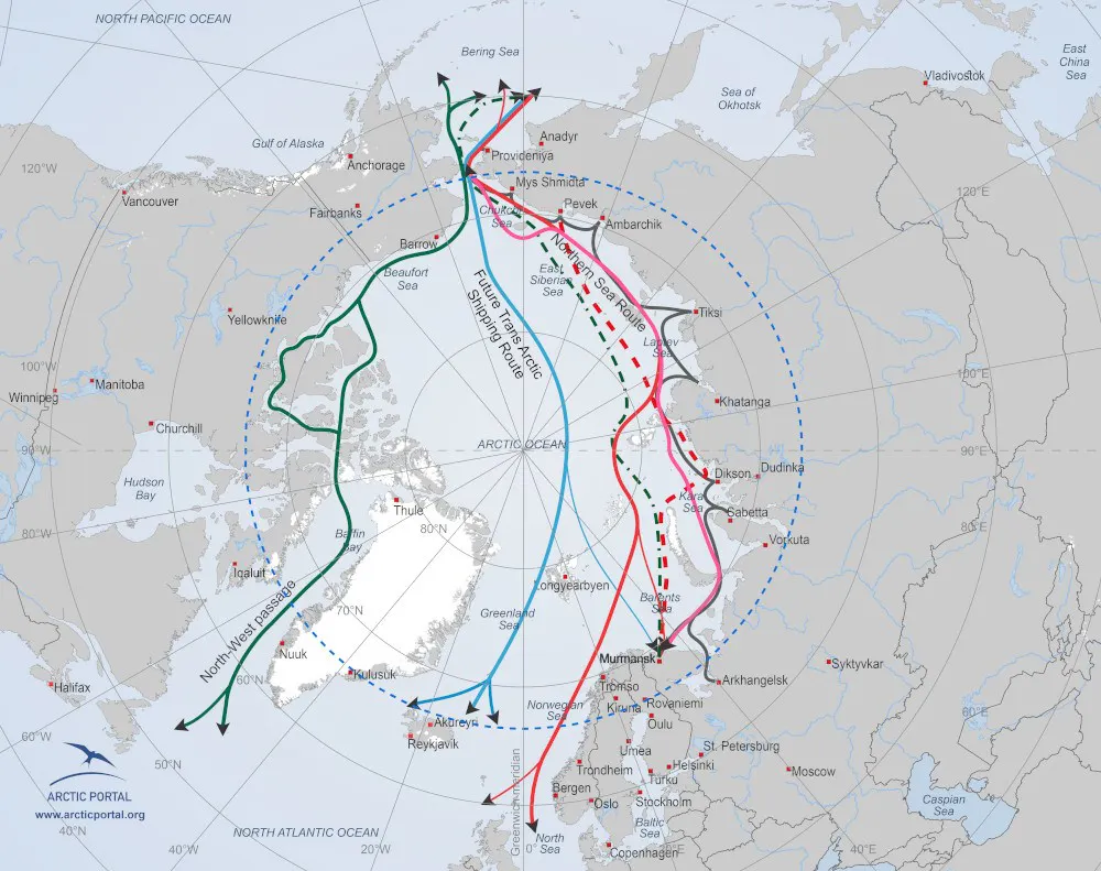 Snow Rout US and Russia squabble over Arctic security as melting ice opens up ...
