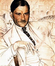 A picture of a man in a suit