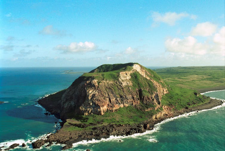 Mountainous island