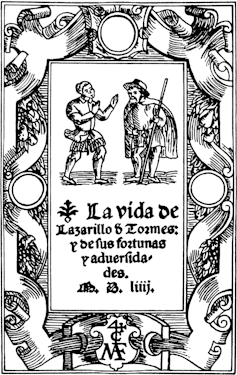 Has Juan de Valdes may well be the creator of 'Lazarillo'? 1 A commemorative ceramic plate that reproduces the wrap of the original edition in 1554. in Medina del Campo.
