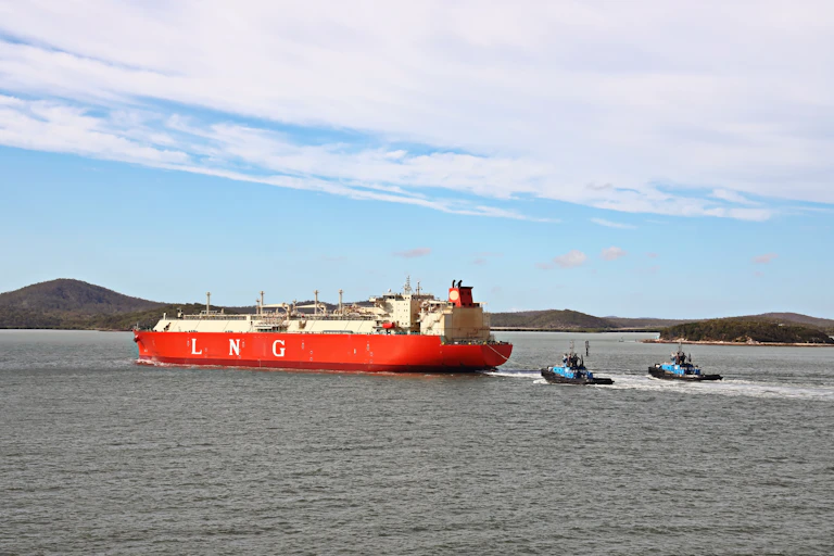 LNG carrier Queensland.