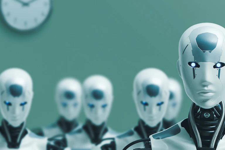 Room full of robots