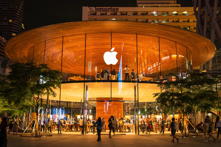 Tienda Apple en Bangkok (Tailandia).