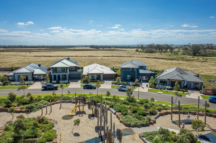 Suburban display homes
