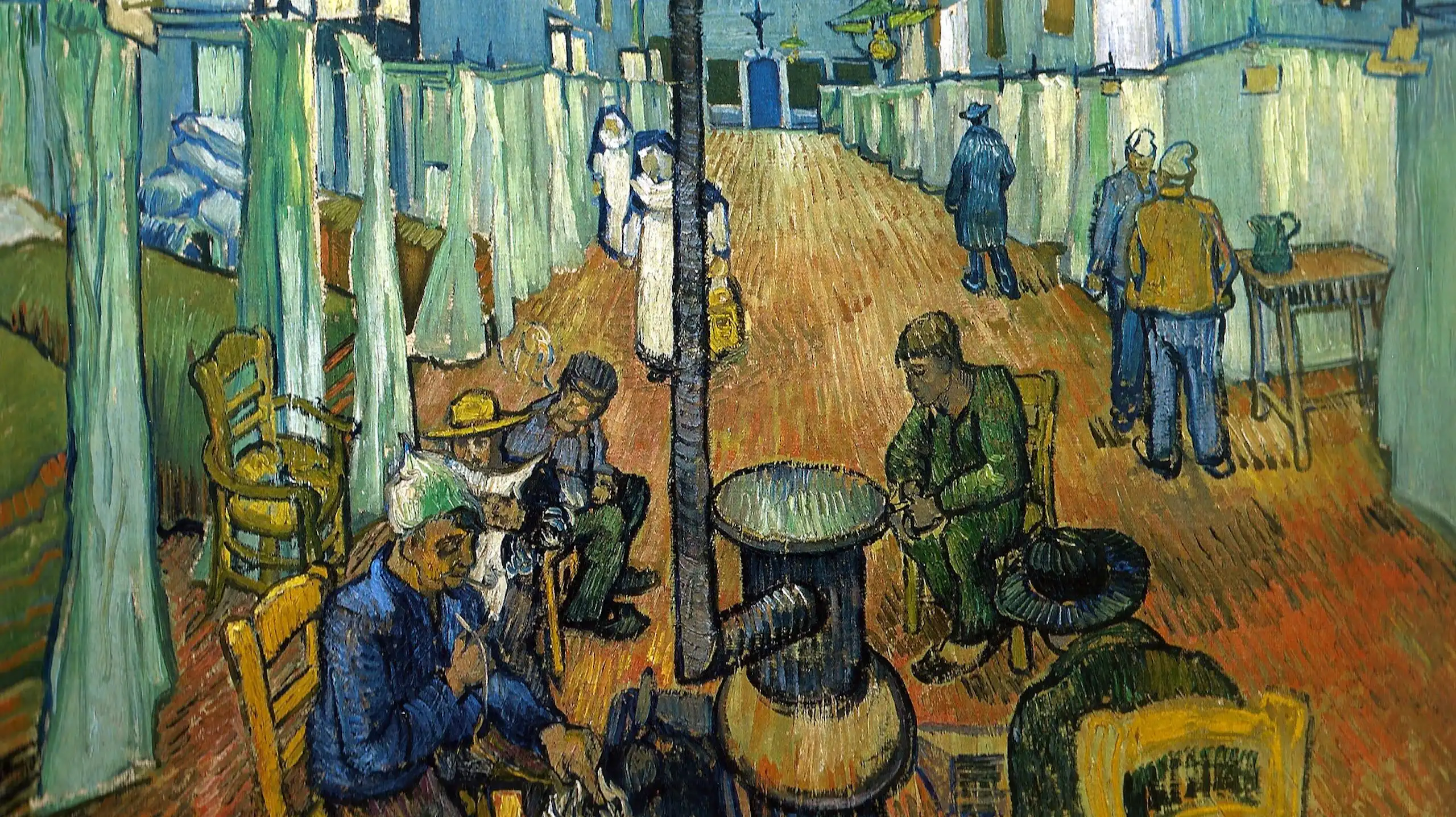 Le Dortoir de l'hôpital d'Arles, de Vincent van Gogh, 1889