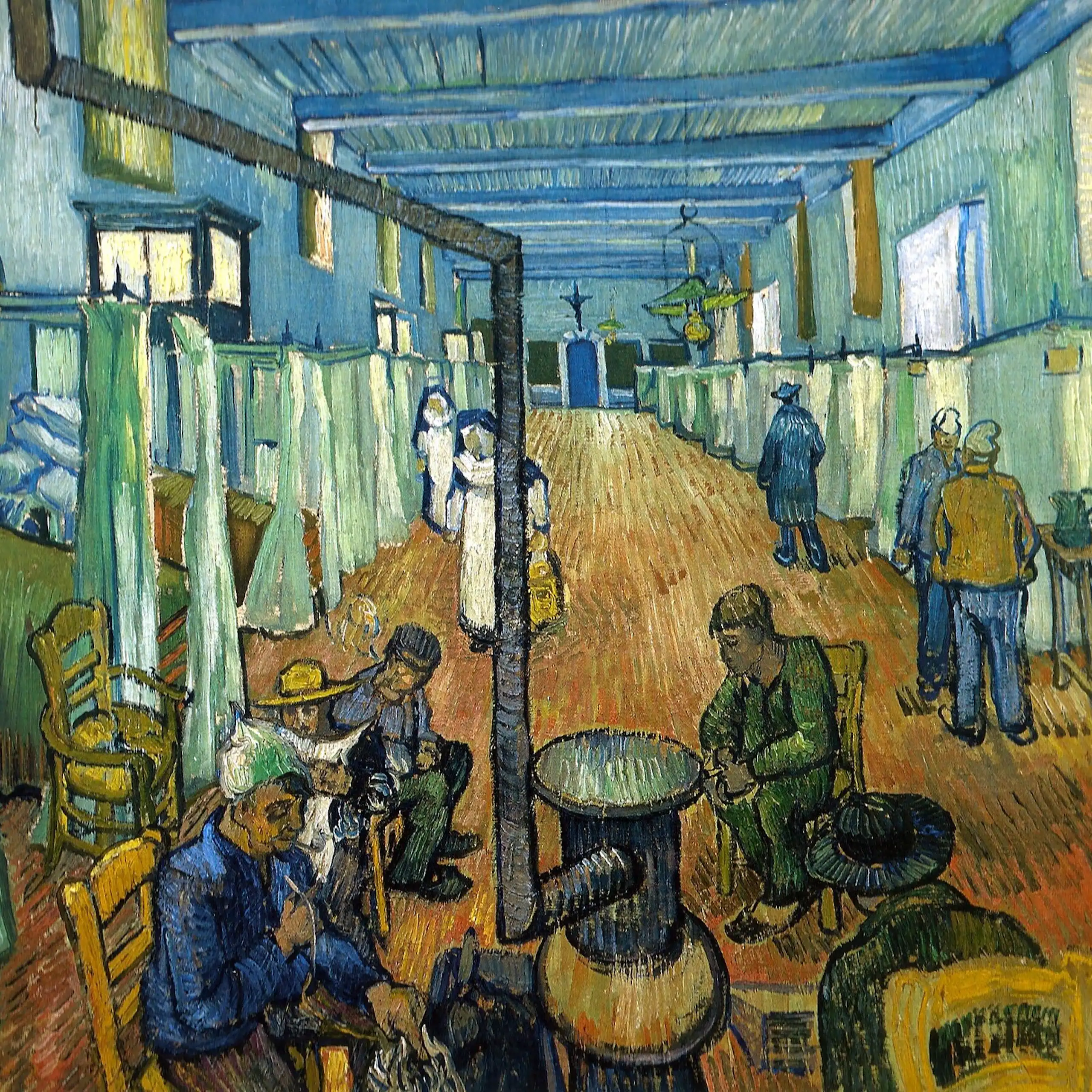 Le Dortoir de l'hôpital d'Arles, de Vincent van Gogh, 1889