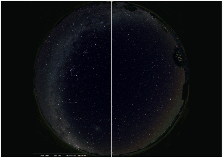 El cielo de Arequipa el día en el que nació Mario Vargas Llosa, el 28 de marzo de 1936.