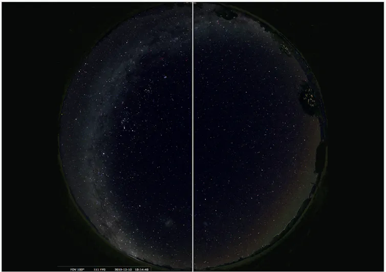 El cielo de Arequipa el día en el que nació Mario Vargas Llosa, el 28 de marzo de 1936.