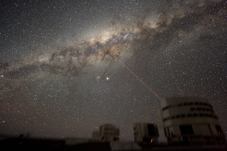More details Image of the night sky above Paranal, Chile on 21 July 2007, taken by ESO astronomer Yuri Beletsky. A
