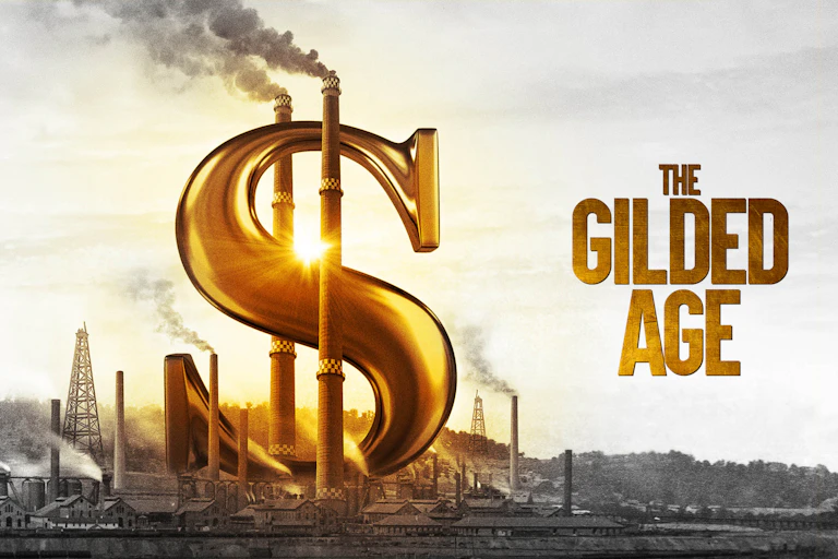 Dollar avec écrit the Gilded Age