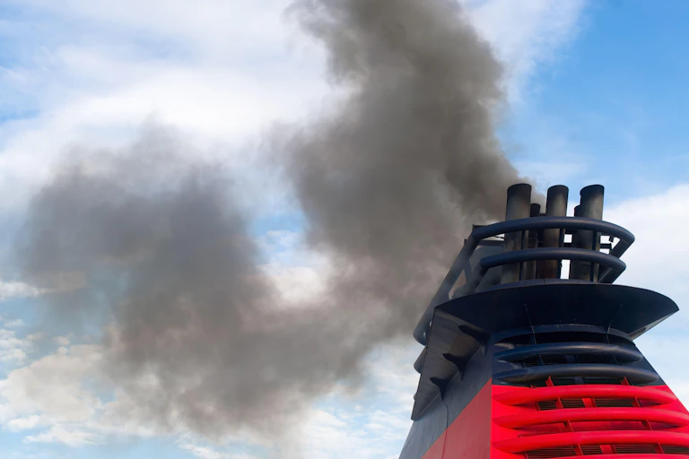Large ship funnel