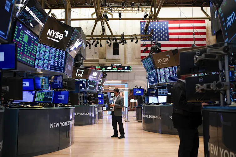 Trading floor of the New York Stock Exchange