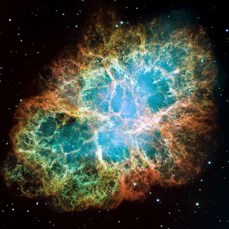 La nebulosa del Cangrejo.
