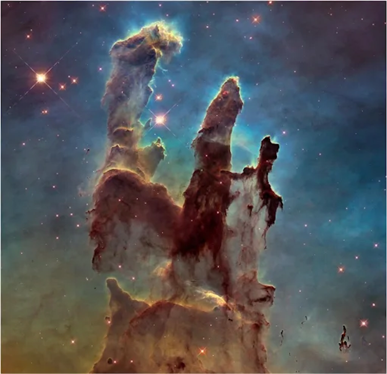 Región del universo llamada Los Pilares de la Creación