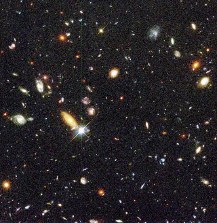 Las galaxias que fotografió Hubble de campo profundo