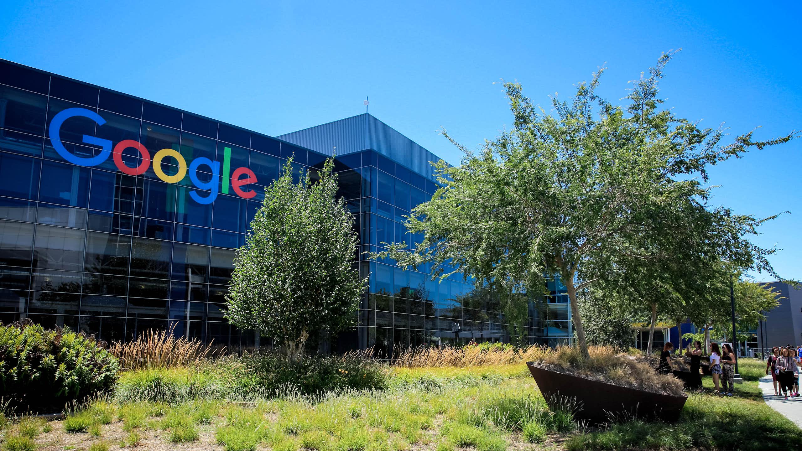le siège de Google Alphabet à Mountain View (USA)
