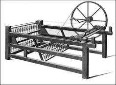 A spinning jenny.