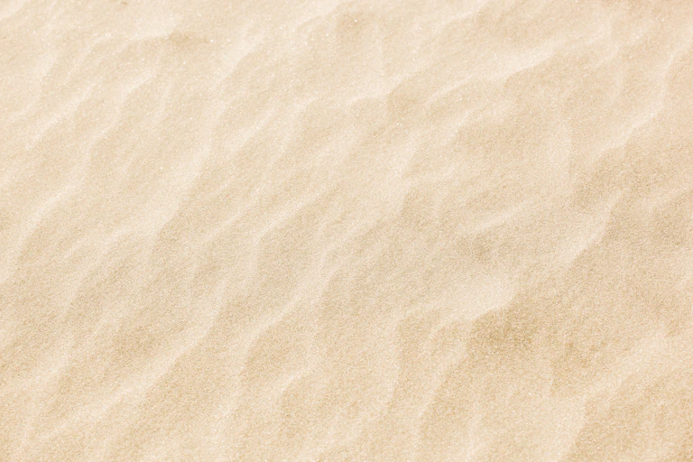 A shot of a large tract of sand.