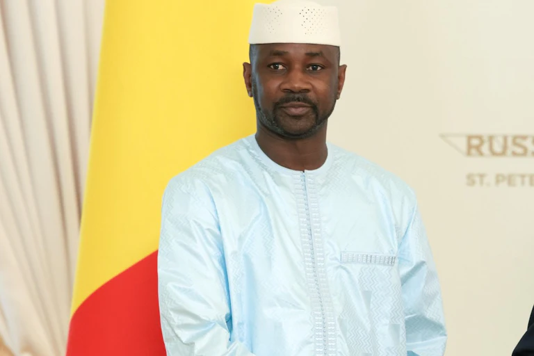A man in a white robe