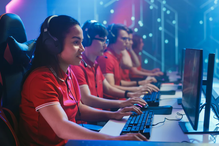 Une team d'e-sport.