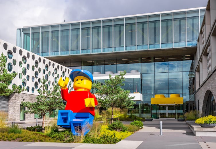 headquarters of lego in billund, denmark