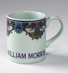 William Morris: new exhibition unearths how Britain’s biggest fashion designer went viral 2 A mug that says William Morris.