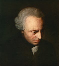 A painted portait of a white man in a grey barrister wig