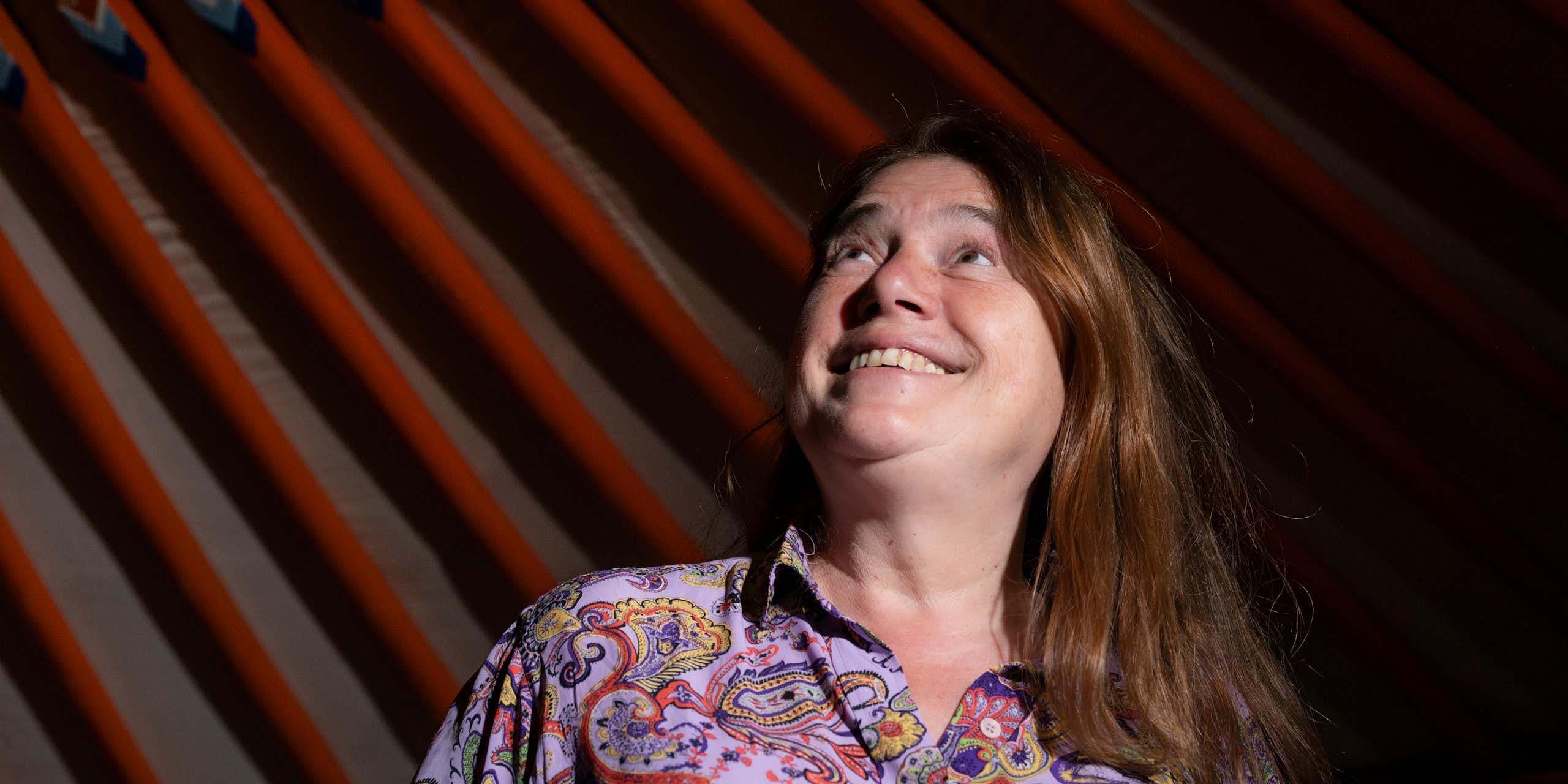 Portrait d'Evelyne Heyer.