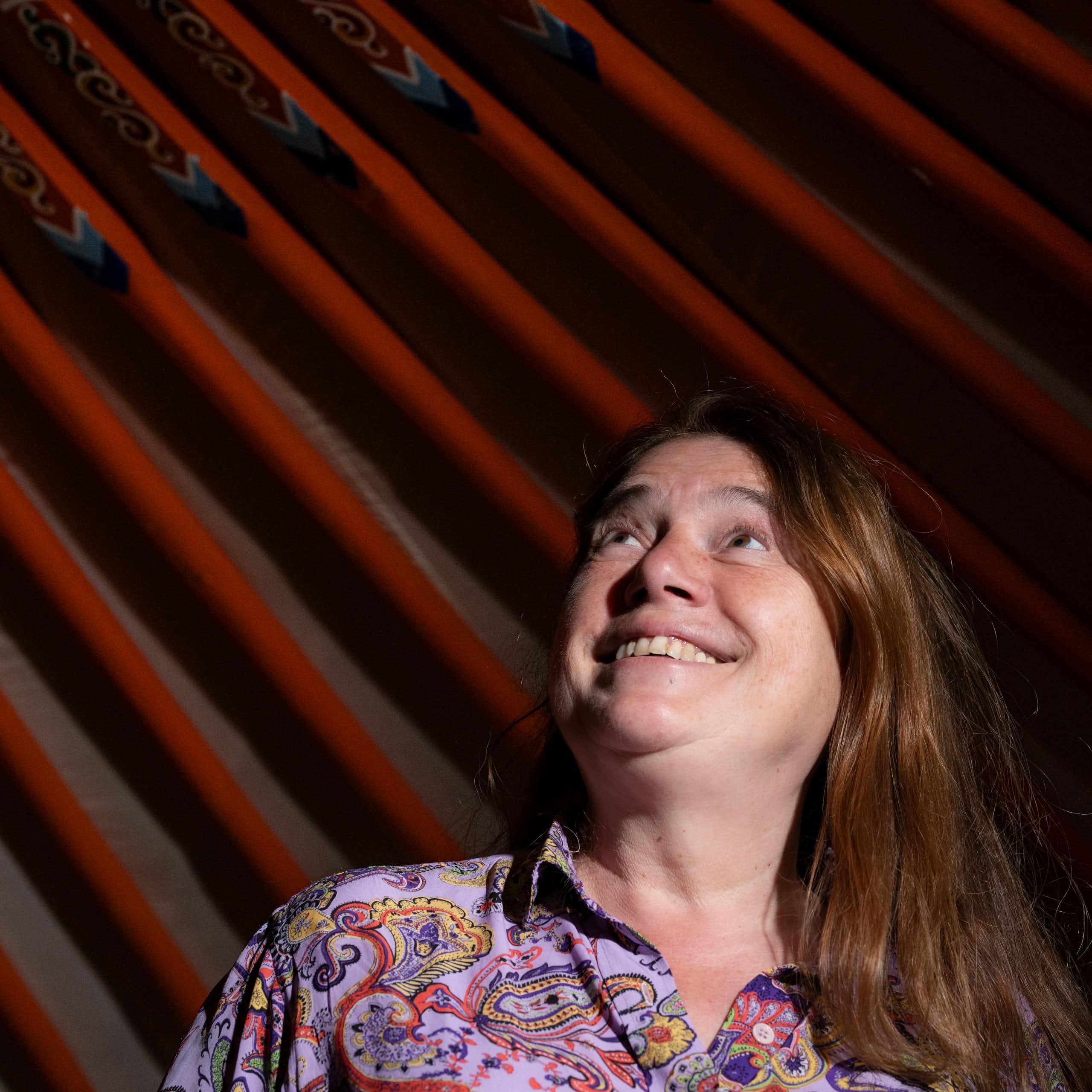 Portrait d'Evelyne Heyer.