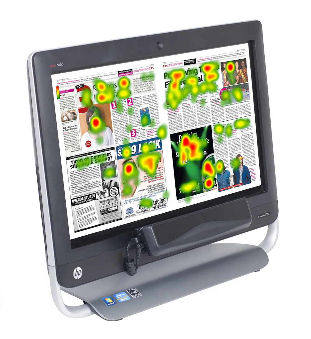Menu Eye Tracking Eyetracking technology knows your subconscious pizza desires … or not