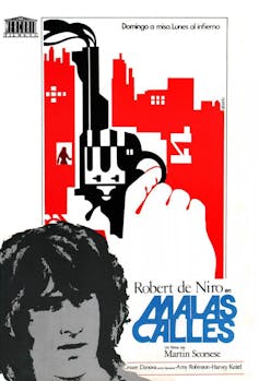 Cartel de _Malas calles_, de Scorsese.