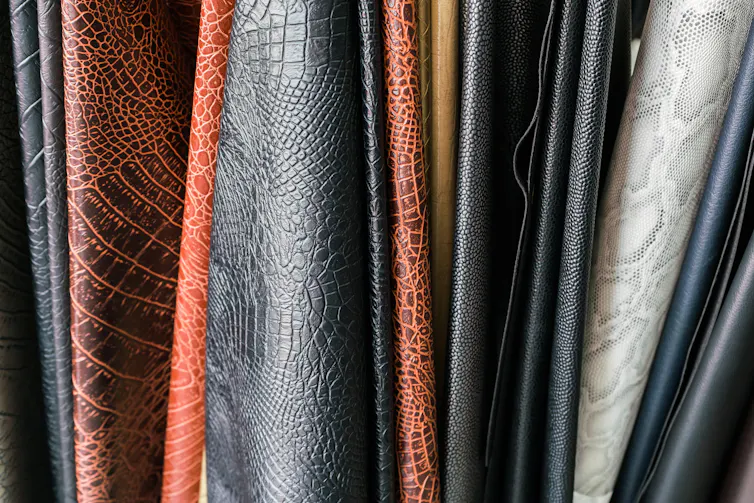 plastic vegan leather materials