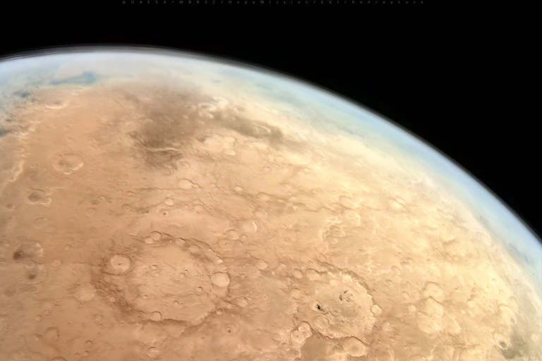 Photo of Mars from space