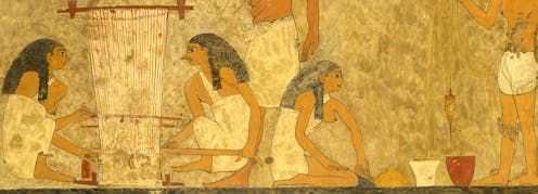 sifting for clues about the lives of girls in ancient Egypt