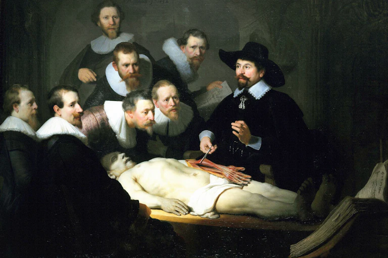 Rembrandt van Rijn's painting, The Anatomy Lesson of Dr. Nicolaes Tulp.