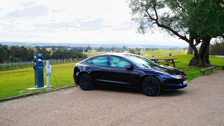 EV charging in rural area