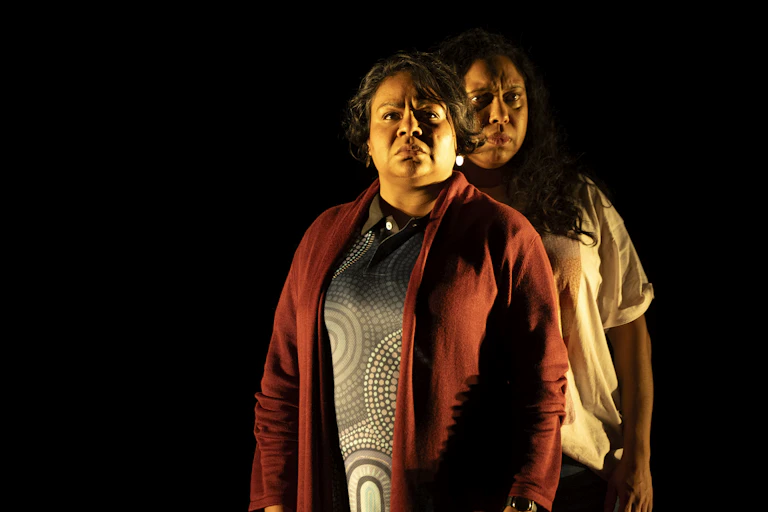 Production image; Ursula Yovich and Chenoa Deemal